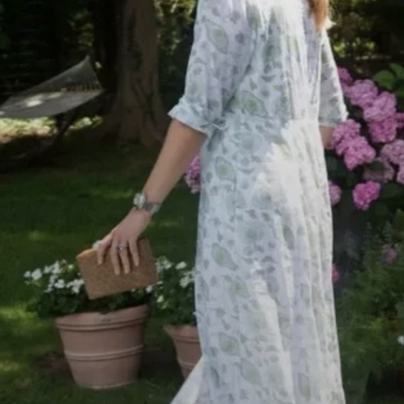 Floral Green and White Maxi Dress tuckernuck Julia Amory - Picture 4 of 6